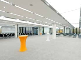 Raum 8 ohne Wände mit Blick auf Raum 7