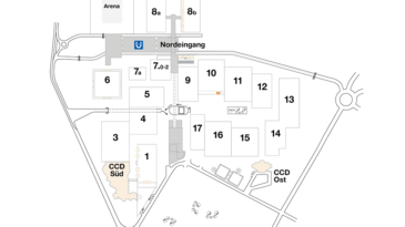 Plan CCD Messegelände Halle 10 Raum 10.1