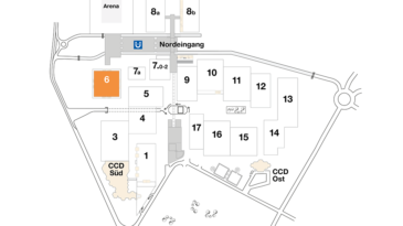 Plan CCD Messegelände Halle 6