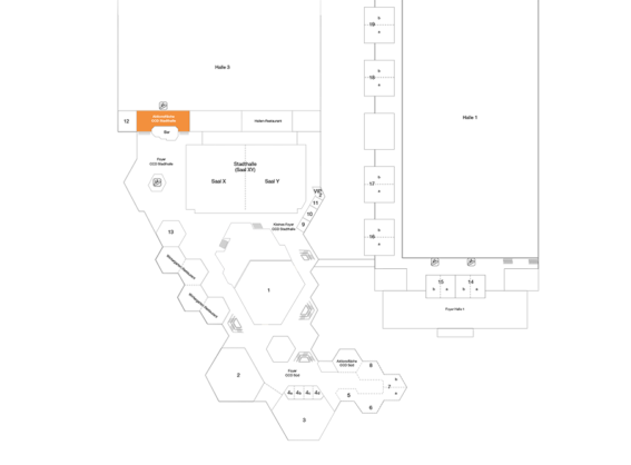 Plan CCD Congress Center Düsseldorf Aktionsfläche