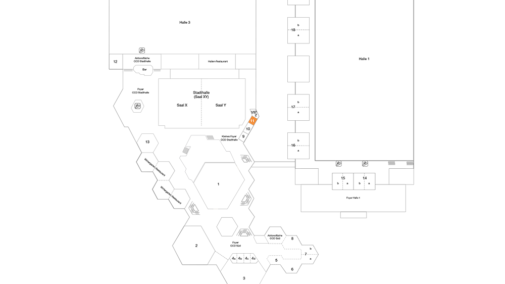 Übersichtsplan CCD Congress Center Düsseldorf Raum 11
