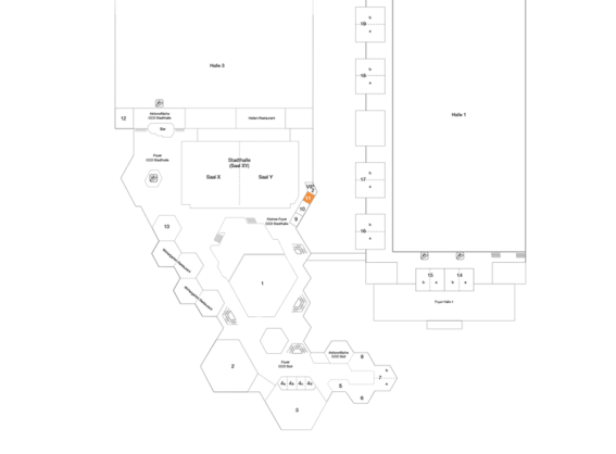 Übersichtsplan CCD Congress Center Düsseldorf Raum 11