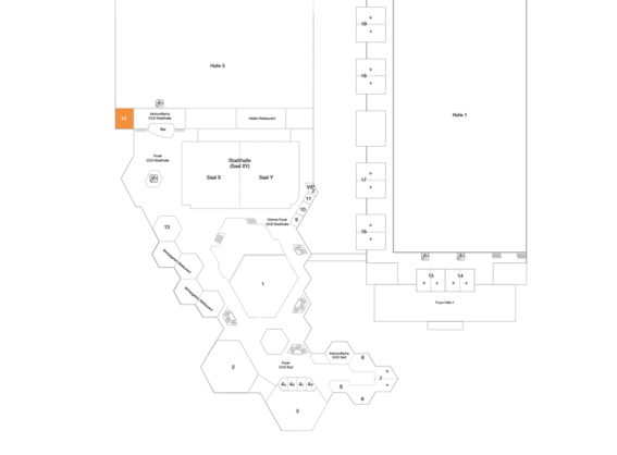 Plan CCD Congress Center Düsseldorf Raum 12