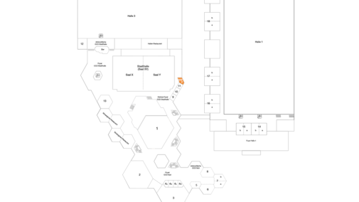 Plan CCD Stadthalle VIP-Apartment