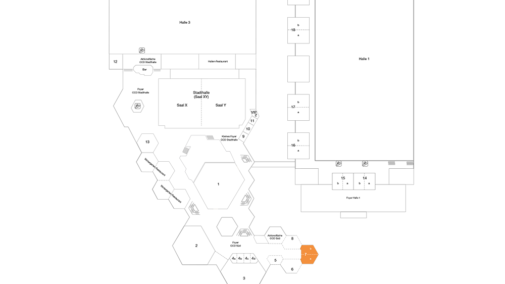 Plan CCD Congress Center Düsseldorf Süd 1 OG Raum 7