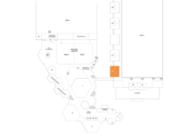 Plan Messehalle 1, 1.OG Raum 16