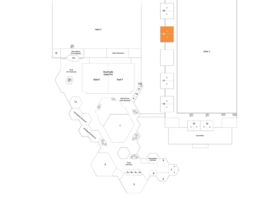 Plan Messehalle 1, 1.OG Raum 18