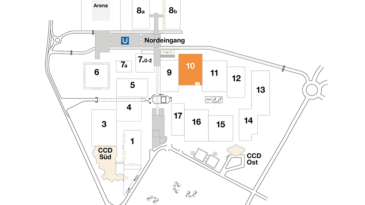 Plan CCD Messegelände Halle 10