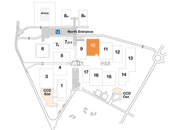 Plan CCD fair ground Exhibition hall 10