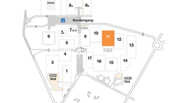 Plan CCD Messegelände Halle 11
