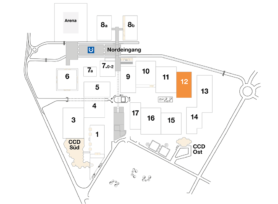 Plan CCD Messegelände Halle 12