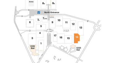 Plan CCD Exhibition hall 14