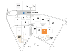 Plan CCD Exhibition hall 15