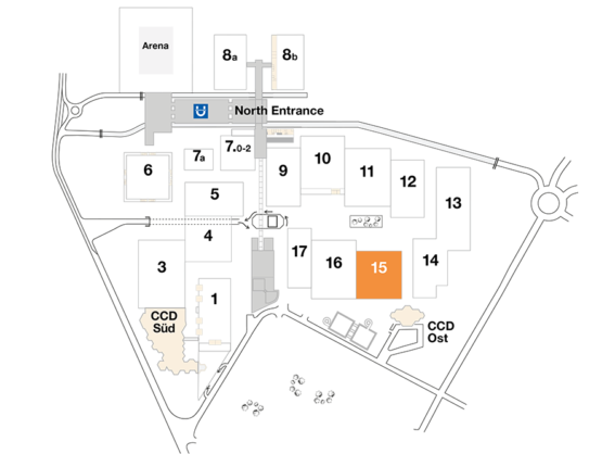 Plan CCD Exhibition hall 15