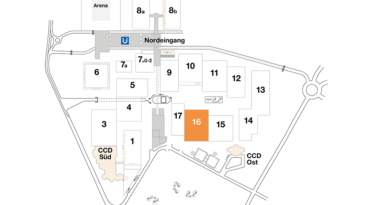 Plan CCD Messegelände Halle 16