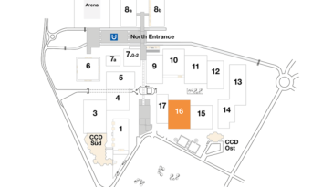 Plan CCD Exhibition hall 16