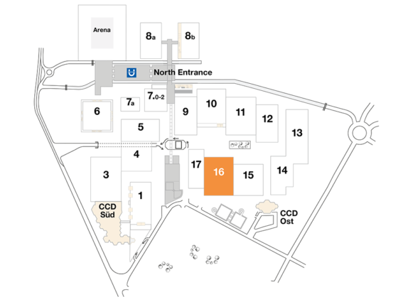 Plan CCD Exhibition hall 16