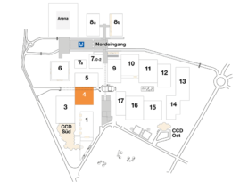 Plan CCD Messegelände Halle 4