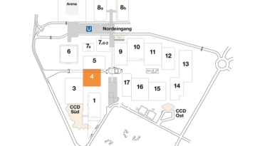 Plan CCD Messegelände Halle 4
