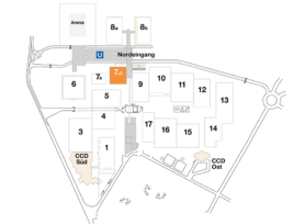 Plan Messehalle 7.0 - 7.2
