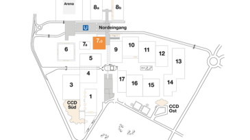Plan Messehalle 7.0 - 7.2
