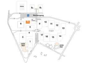 Plan CCD Messegelände Halle 7a