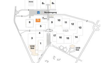Plan CCD Messegelände Halle 7a