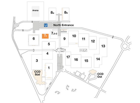 Plan CCD Exhibition hall 7a