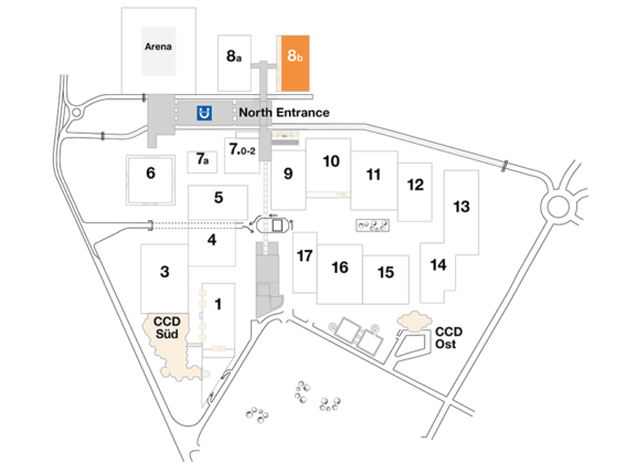 Plan CCD Exhibition hall 8b