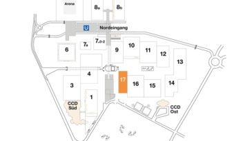 Plan CCD Messegelände Halle 17