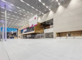 Foyer Halle 1 mit Blick auf das CCD