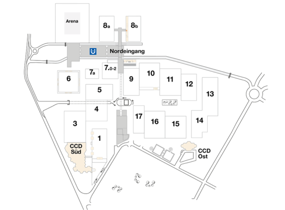 Plan Messehalle 8b, Raum 812