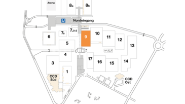 Plan CCD Messegelände Halle 9