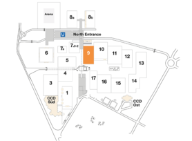 Plan CCD Exhibition hall 9