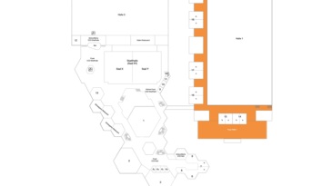 Plan Foyer - Messehalle 1 OG