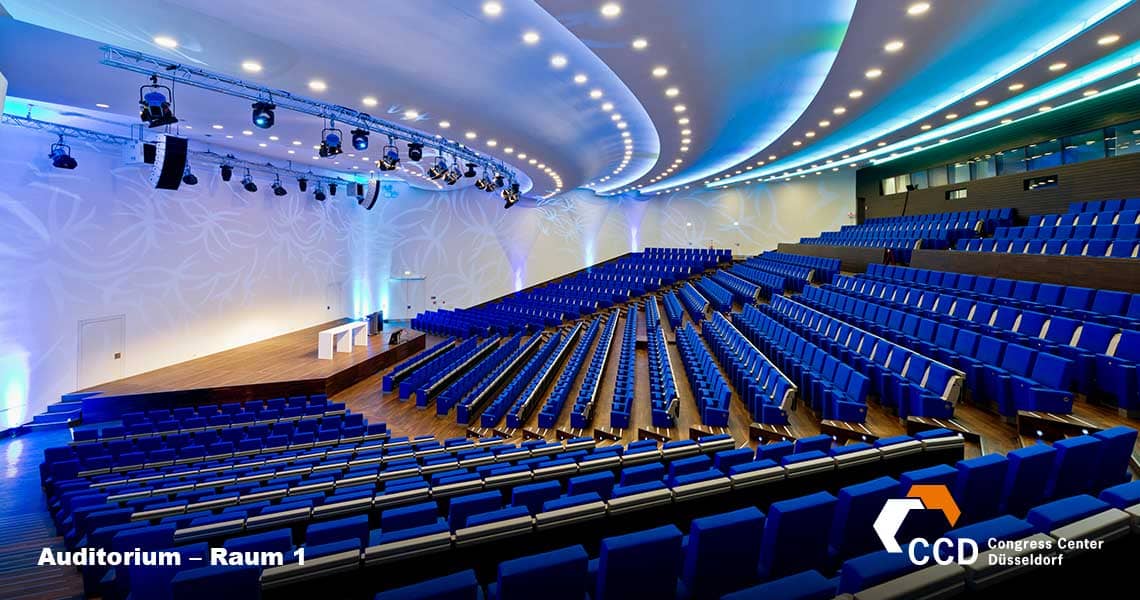 Auditorium im CCD Congress Center Düsseldorf