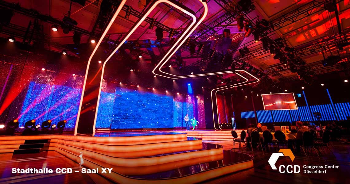 Eventsetup - Stadthalle Düsseldorf