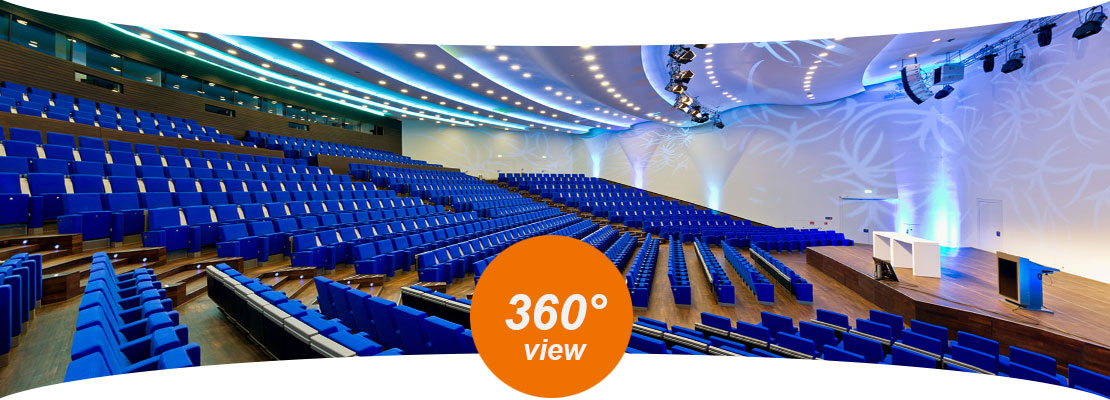 360 Grand Rundgang durch das Kongresszentrum